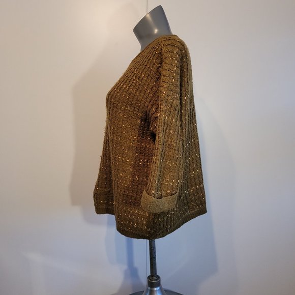 Pink Martini Crew Neck 3/4 Sleeve Sweater Size M - Picture 6 of 12